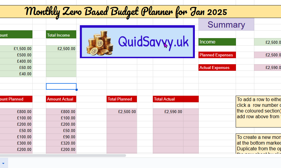 Zero-Based Budgeting Explained - QuidSavvy: Making Sense of Pounds and ...